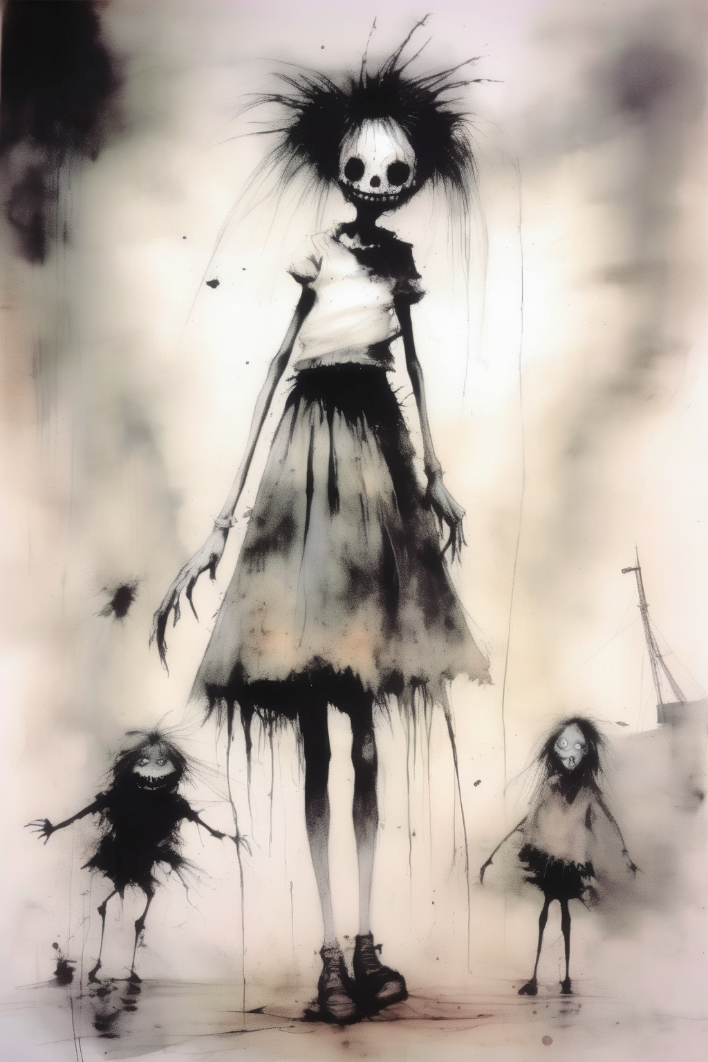 00016-3451259442-_lora_Stephen Gammell Style_1_Stephen Gammell Style - Skirt day in the style of stephen gammell and Ralph steadman.png